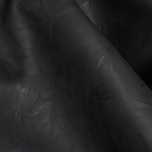 Black crinkle embossed - black, grain