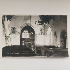 Newton Church Interior PORTHCAWL – Real Photo Postcard