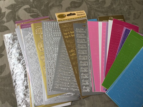 Peel offs for card making - peel,