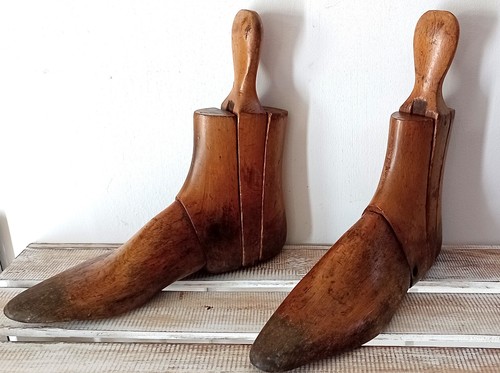 Pair vintage wooden - wooden, adjustable
