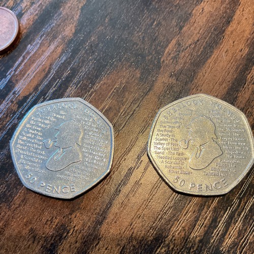 2019 50p sherlock holmes - 2019,