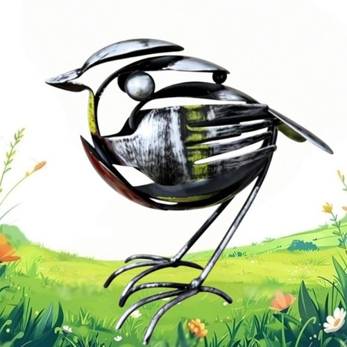 Robin scrap metal art - robin,