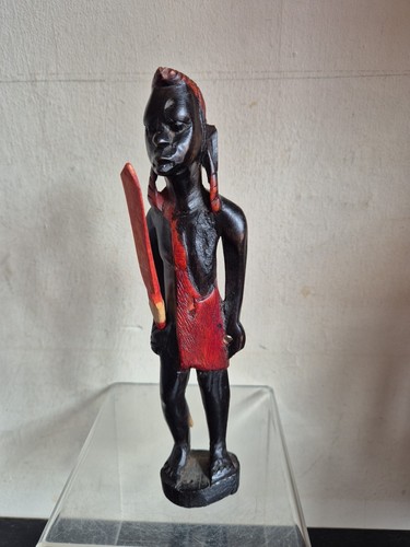 Maasai warrior carved wood - warrior,