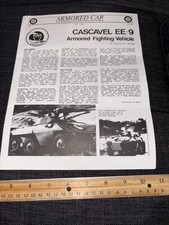 VTG 1991 Newsletter: CASCAVEL EE-9 Armored Fighting Vehicle / Cars in Greek