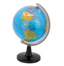 Educational Mini World Globe 10.6cm Geographical Map Swivel Rotating Desk Top