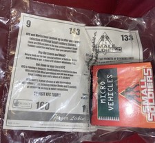 KFC single small soldiers Micro Vehicle toy (ref in bx 158)