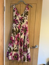 J.Taylor Floral Summer Dress Worn Once Size 14 But is A 12 Small 14