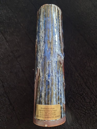 Eeles family pottery bud vase - eeles,
