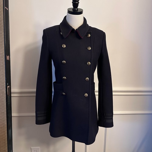 Zara military style navy - style, pea