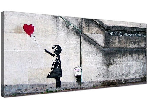 Large banksy balloon girl - banksy,