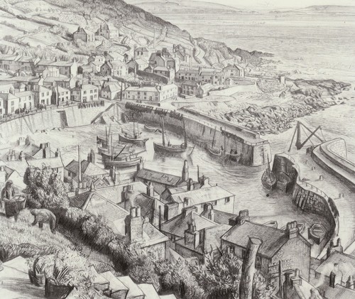 Mousehole cornwall dame - mousehole,, cornwall,