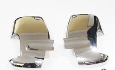 For FORD TRANSIT MK8 2014+ CHROME DOOR WING MIRROR COVERS TRIM SET SURROUNDS VAN