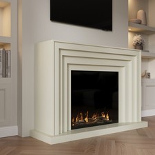 Cream fire surround and - cream,