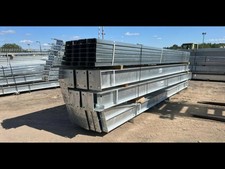 New steel framed building - steel,