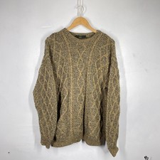 Orvis Aran Knit Jumper Mens M