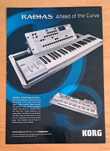 Korg radias synthesizer - korg,
