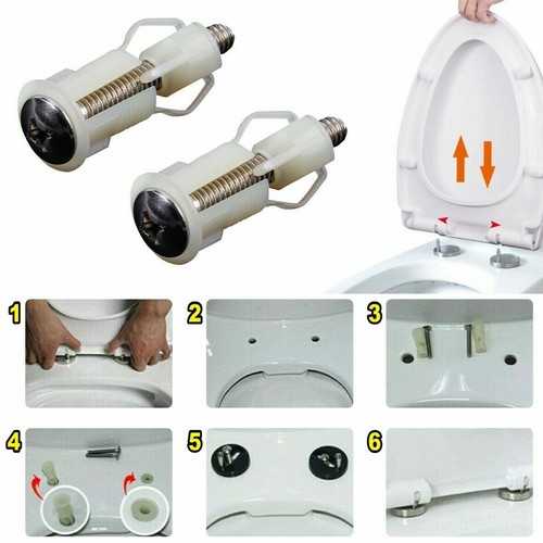 Top fix toilet seat screws - top,