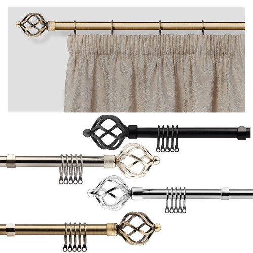 Extendable curtain poles - poles, with