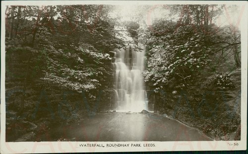 Leeds waterfall roundhay park - waterfall,