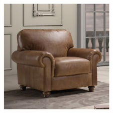 Italian Leather Armchair (Old