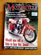 The classic motor cycle - the,