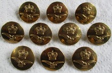 10x RAF:"ROYAL AIR FORCE BRASS