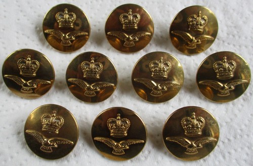10x raf royal air - 10x, brass