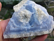Blue Lace Agate Crystal Rough