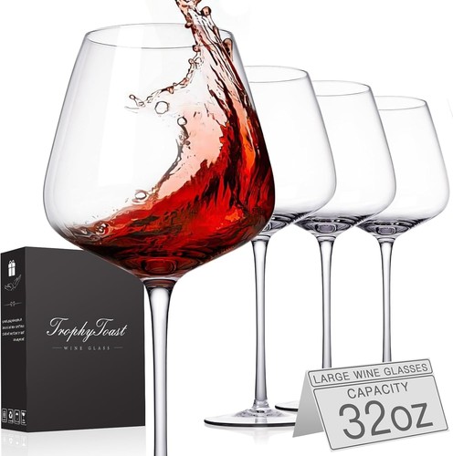 Extra large 32oz wine - extra, glasses