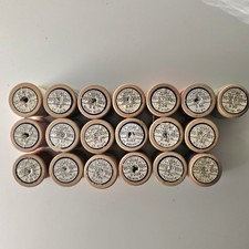 19 Vtg Wooden Cotton Reels
