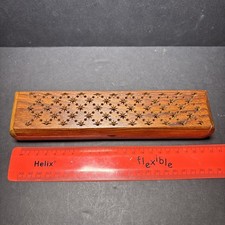 Vintage Wooden Pencil Case