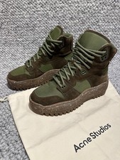 Acne Studios Olive Green Suede