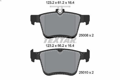 Brake pad set disc - pad,