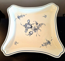 VILLEROY & BOCH LUXEMBOURG VIEUX SEPTFONTAINES SQUARE DISH/SERVING BOWL 10"