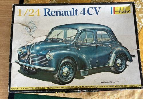 Heller model kit - model, renault