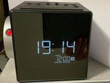 Sony FM clock radio and projection with duel Alarm and usb smartphone Charging  