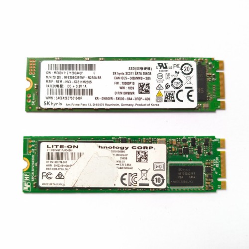 Lot 256gb 2 - x, 2280