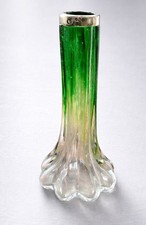 Antique Loetz Style Ribbed
