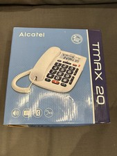 Alcatel Extra Comfort Large Number Buttons White Telephone New with box. 