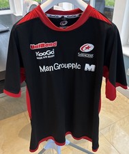 SARACENS KooGa 2006/08 Men's Rugby Home Jersey in Black Size XXL