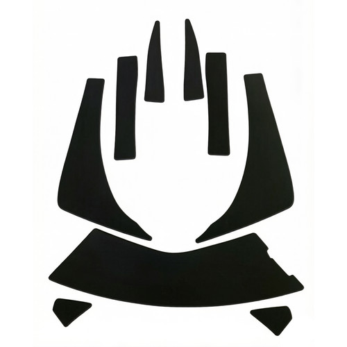 Black eva traction mats for - black,