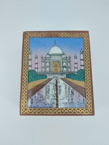 Vintage indian small wooden - indian,
