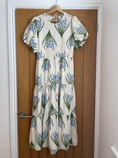 Zara Backless Flower Dress Size L