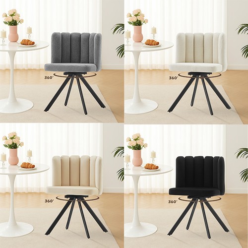 Single swivel dining chair - single,