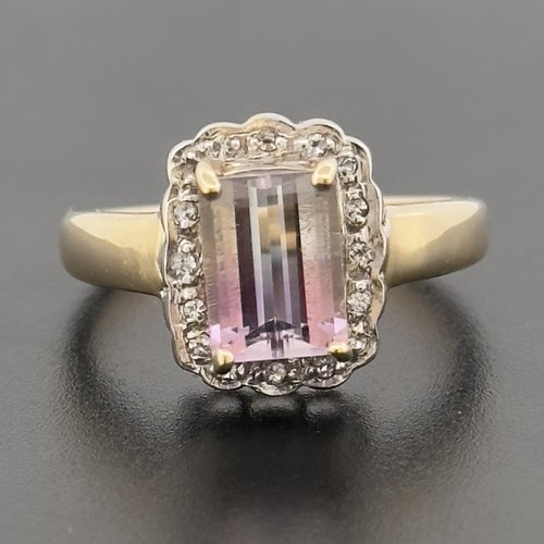 9ct yellow gold ametrine - yellow,