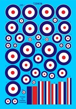 AIMS 72D038 RFC/RAF NATIONAL INSIGNIA SOPWITH PUP CAMEL SNIPE TRIPLANE  DECALS