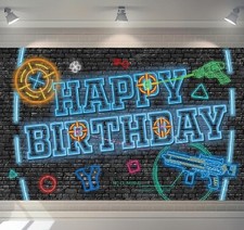 Laser Tag Backdrop Paint-ball