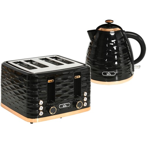 Black glossy kettle slice - black,