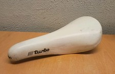 SELLE ITALIA  'TURBO' WHITE BICYCLE SADDLE/SEAT