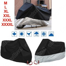 Motorcycle Motorbike Scooter Moped Cover Waterproof Rain Dust UV Protector M-4XL